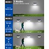 Peasur Solar Lights Outdoor Motion Sensor, 6 Pack 140 LED