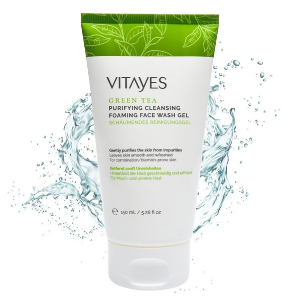 VITAYES Yüz Temizleme Jeli Akne Siyah Noktaya Yatkın Ciltler Için