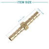 ACROPIX Universal 5mm Gold Tone Brass Barb Hose Fitting Straight