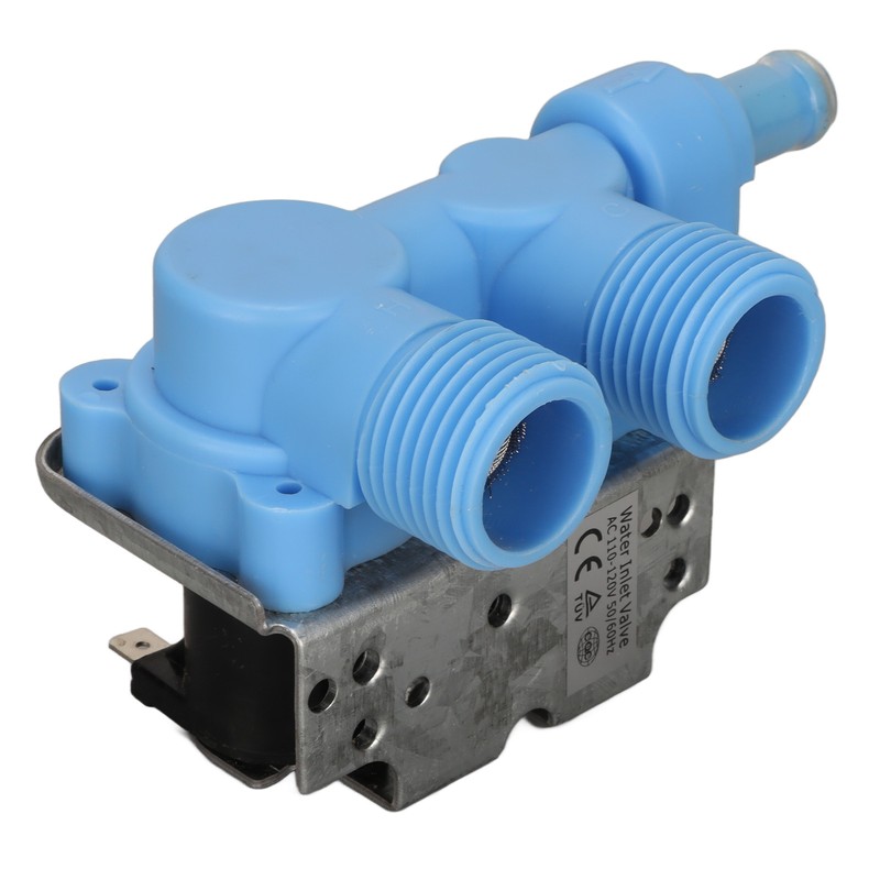 Water Inlet Valve Blue Double Head PP Washer Water Inlet