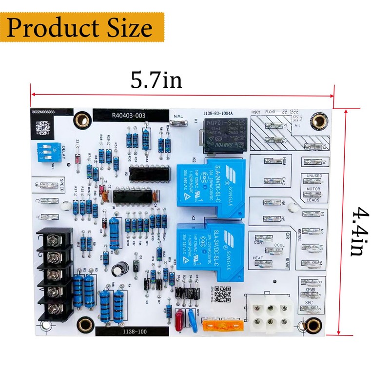 Gihdfer R40403-003 Furnace Blower Control Circuit Board