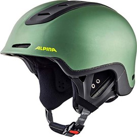 ALPINA Spine Ski Helmet, Unisex, A9088, moss-Green matt, 52-56 cm