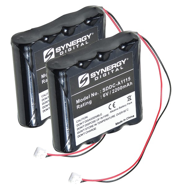 Synergy Digital Door Lock Batteries, Compatible with Saflok A28110 Replacement,