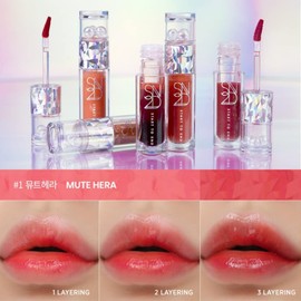S2ND Endluster Tint Water Tint | Long-Lasting Moisture Lips Stain, Vivid Color Lip Tint, High Pigment Color, Coated with Argan Oil (#1 Mute Hera)