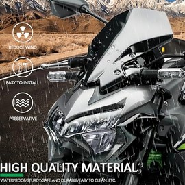 Neu für Kawasaki Z900 Z6502020 2021 2022 2023 Motorrad Windschutzscheibe Visier Windschutzscheibe Double Bubble Deflektor