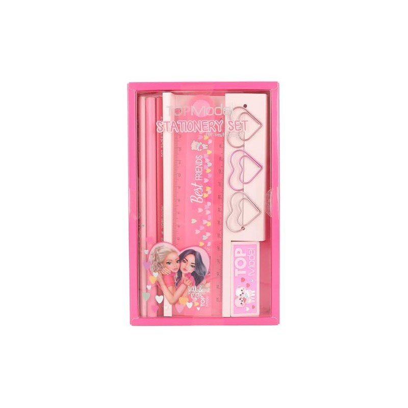 Depesche TOPModel 12857 Stationery Set in Pink with Model Motif