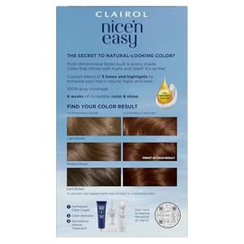 Clairol Nice 'n Easy, 5W/118B Medium Mocha Brown, Permanent Hair Color, 1 Kit (PACKAGING MAY VARY)