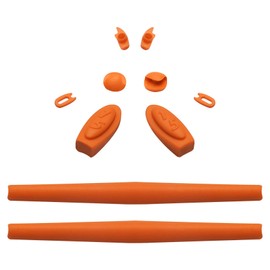 PapaViva - Rubber for Oakley Romeo 1, Sunset Chevron Orange/Evening Red