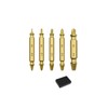 Screw removal tool with teeth extractor drill that supports 5