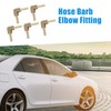 A ABSOPRO Hose Barb Elbow 90 Degree Brass Fitting for