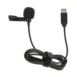 Goshyda Lavalier-Mikrofon, Typ C HiFi Sound Ansteckmikrofon Noise Cancelling Omnidirektionales Mikrofon, für Insta360 ONE X2, für Smartphones mit USB C
