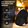 Strapworks Heavyweight Polypropylene Climbing Webbing, Black, 3/4" x 25 yd