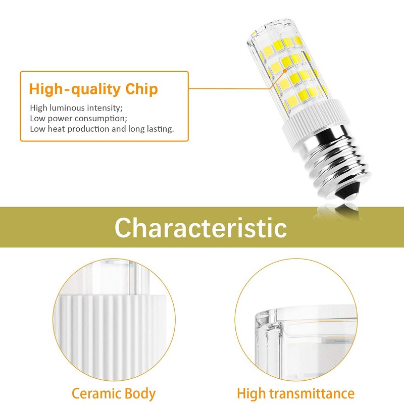 DiCUNO E17 LED Bulb, Appliance Bulbs, Microwave Oven, Stovetop Light,