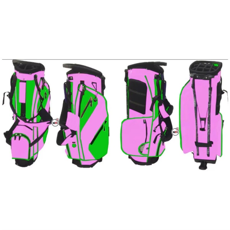 Golf Bag High Quality Embroidered Logo Customized PU Leather Polyester
