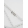 Ted Baker Heplie Crystal Hoop Earrings (14mm outside diameter) For