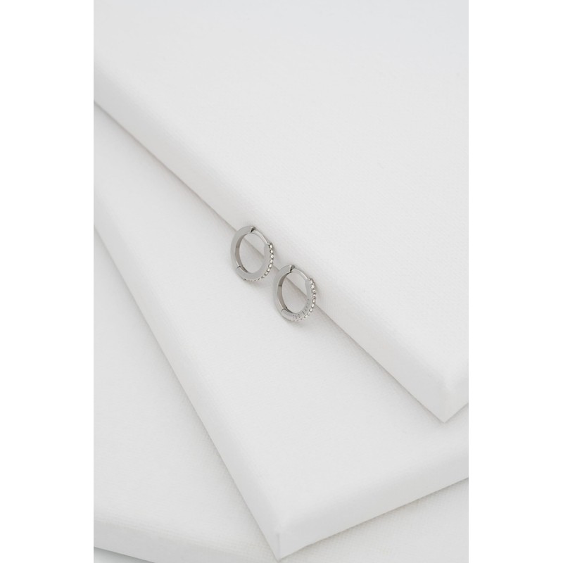 Ted Baker Heplie Crystal Hoop Earrings (14mm outside diameter) For