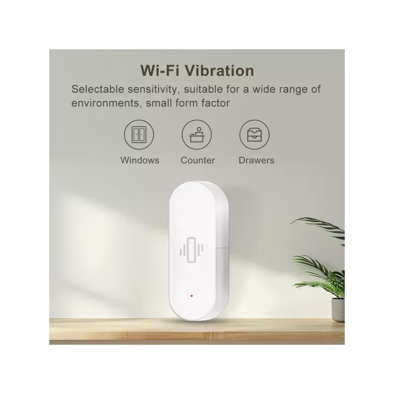 Alexa WiFi 진동 센서 앱 알림 기능이 있는 스마트 도어
