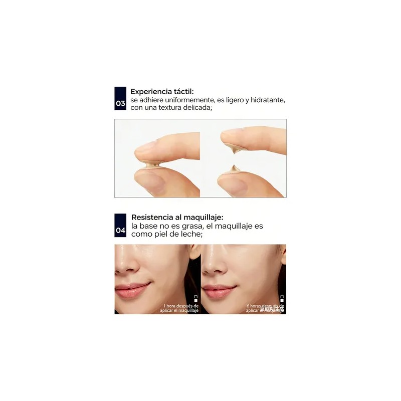 Zeusee 50ml Base De Maquillaje:impermeable,sin Transferencia