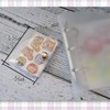 JP-SAKURA Sticker Notebook, Mini, Removable, Clear, Cute, Ledger, Girls, Sticker