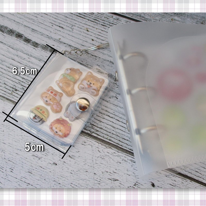 JP-SAKURA Sticker Notebook, Mini, Removable, Clear, Cute, Ledger, Girls, Sticker