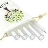 ALINK Reusable Clear Boba Straws, 10 in x 12 mm