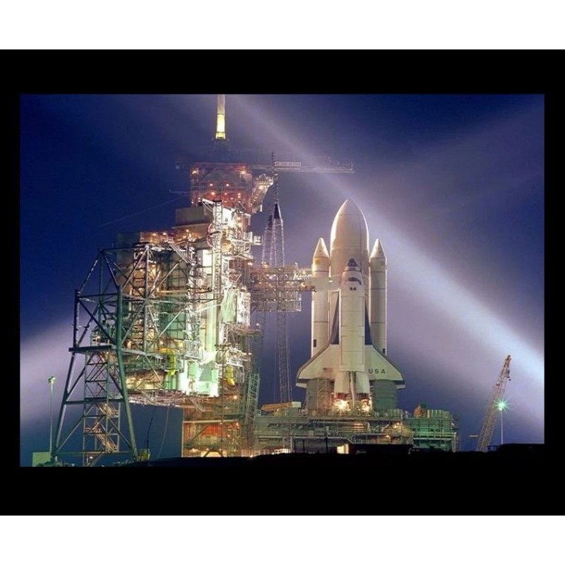 First Space Shuttle Columbia Launch PHOTO STS-1 Astronauts,Ear
