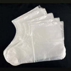 ( )Disposable foot vinyl cover sanitary socks foot care moisturizing 50 pairs 100 sheets / ( )일회용 발비닐 커버 위생양말 풋케어 보습 50쌍 100매