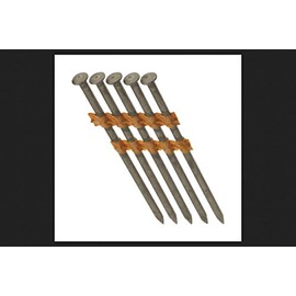 Grip-Rite 8d Cooler - 2-3/8-Inch x .113 Vinyl Coated, Smooth Shank, 21? Full Round Head, Plastic Collated, Stick Framing Nails - 500 per tub