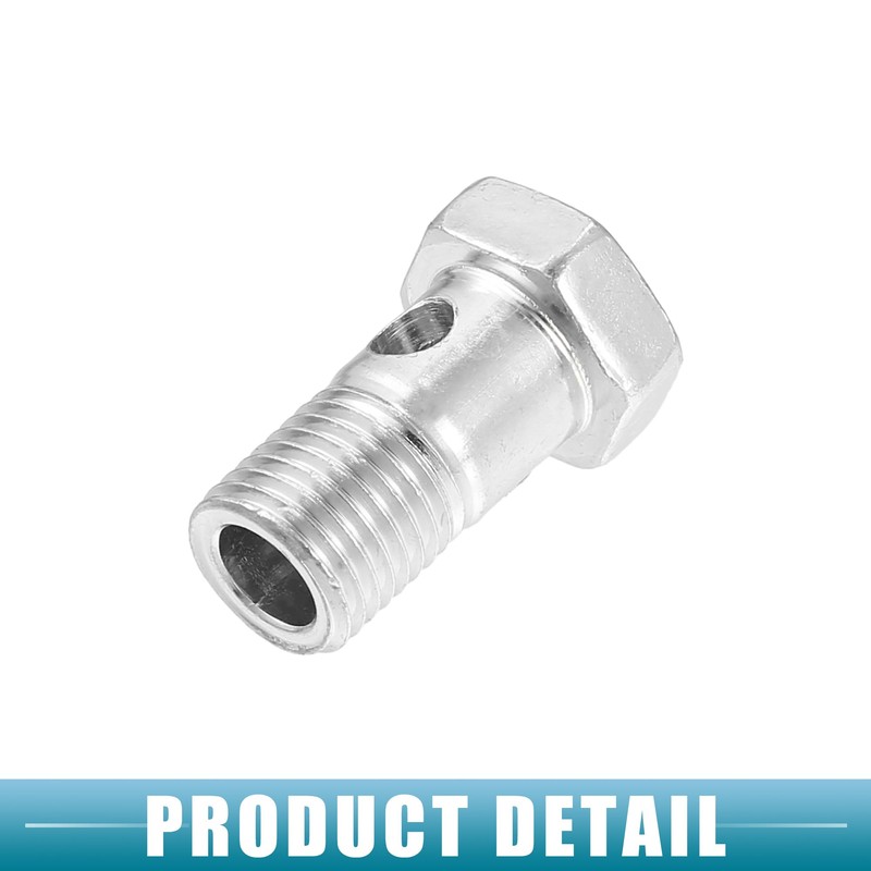 A ABSOPRO Car Brake Line Fitting Adapter 1.26" Length M14x1.5