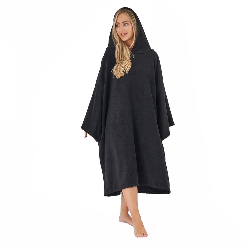 Brentfords Towel Poncho Adult Hooded Large Bath Swim Surf Beach