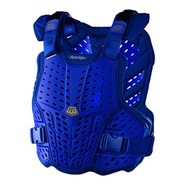 Troy Lee Designs Motocross Motorcycle Dirt Bike Chest and Back Protector for Adult Men Women and Unisex, Rockfight (MD/LG, Blue)