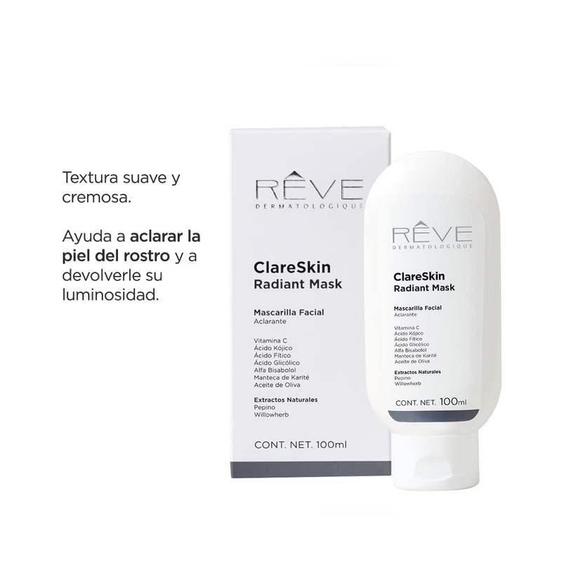 ClareSkin Radiant Mask - Mascarilla Facial Aclarante – Difumina manchas