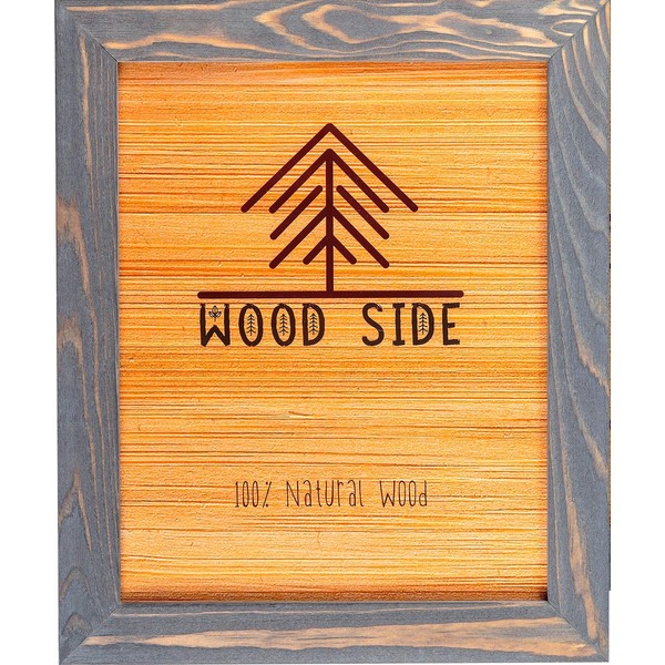 Rustic Wooden Poster Picture Frame 12x18 - Natural Solid Eco