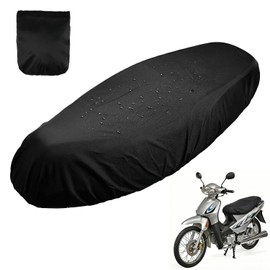 Motorcycle Seat Cover Universal, Waterproof Scooter Seat Covers, Oxford Moto Bench Cover with Elastic Band, Scratch-Resistant Motorcycle Seat Cushion Accessories Provide Protection Against Rain, Sun and Dustproof, XXL (70-115 cm)