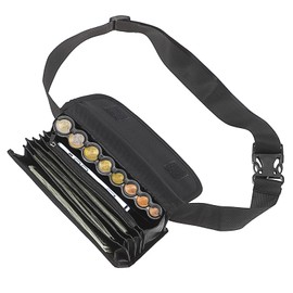 BTSKY Fanny Pack with Banknote and Coin Holder, Detachable Euro Coin Dispenser Waiters Purse Coin Sorter Coin Organizer Coin Storage Bag with Belt for Waitress, Collector, Cashier, Change