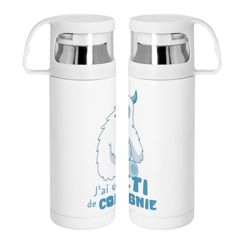 Stainless Steel Thermos Flask with Integrated Cup - Yeti de