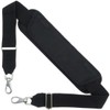 NEXARY High Strength Shoulder Belt, Stainless Steel (Straight, Black)