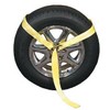 ONE- Car Trailer Tie Down Strap Ratchet Wheel Tire Trailer