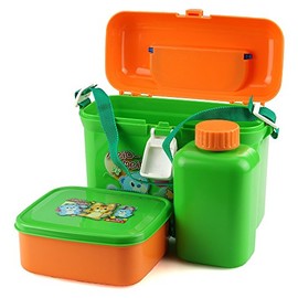 Lunch Set Fruit Set 3-Piece Plastic (Green)