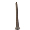 Antique Brass Flat Slotted Countersunk Head Screws, M3.5 x 50mm.