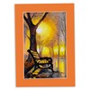 16x20 Mat for 12x16 Photo - Precut Orange Picture Matboard