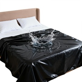 XRVRILE Set di 2 lenzuola impermeabili in PVC, 210 x 200 cm