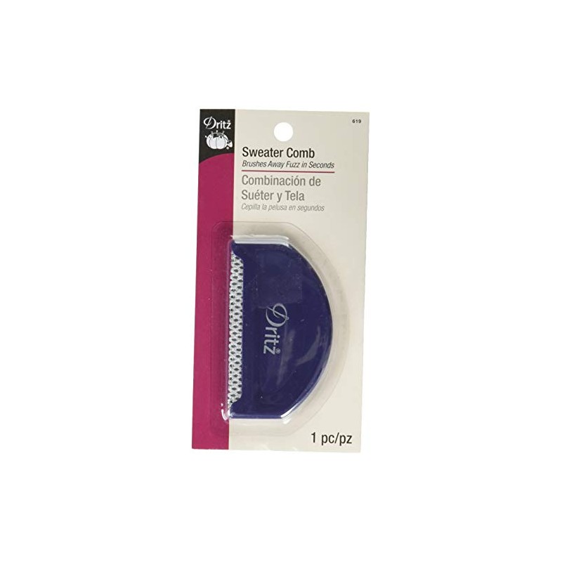 Dritz Sweater Comb Fabric Care, Dark Navy Blue
