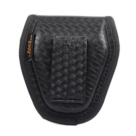 LytHarvest Hidden Snap Basketweave Handcuff Case, Molded Double Cuff Case (Basketweave Cuff Case)