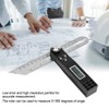 Digital T Protractor Digital Protractor and Goniometer 0~360°, Stainless Steel
