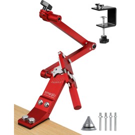 SMOQIO Lawn Mower Blade Sharpener, Lawnmower Blade Sharpening Tool with Balancer, Blade Sharpner Kit for Grinder