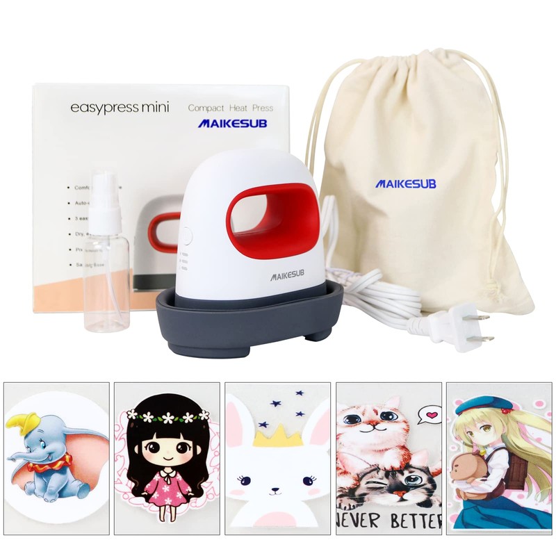 MAIKESUB Mini Heat Press Machine Easy to Use for T