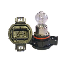ZMShun 2Pcs PS19W 5201 DC12V 19W 4300K Yellow Car Bulbs Head Light 5201 Fog Lights DRL PS19W Halogen Lamp Daytime Running Lights Auto Clear Glass Bulbs Automotive Light Bulbs PS19W 12V 19W