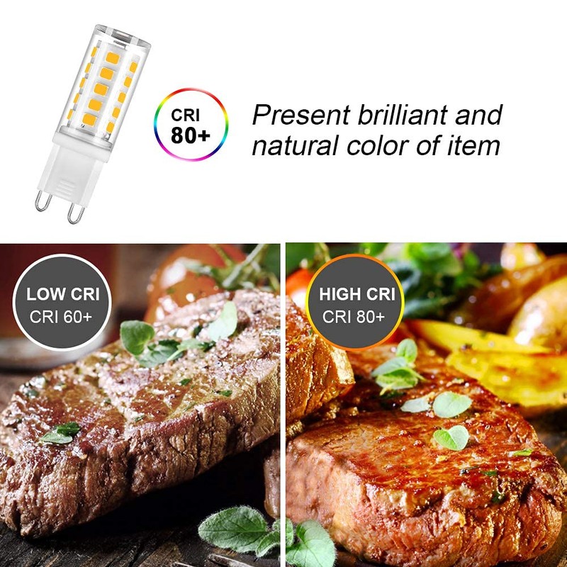 SumVibe G9 LED Bulb 4W, 40W G9 Halogen Bulb Replacement,