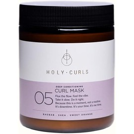 Holy Curls - Curl Mask for Curly, Coily and Wavy Hair, Vegan, Sulphate Free, 8.45 fl oz, Natural Ingredients
